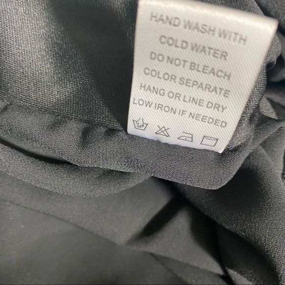 Surf Gyspy Size Small Romper Front Tie Black Sleeveless Lace Trim - Picture 6 of 8